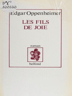 cover image of Les Fils de joie